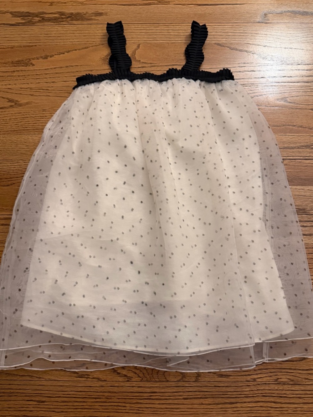 Zara Kids White Tulle Dress-size 8